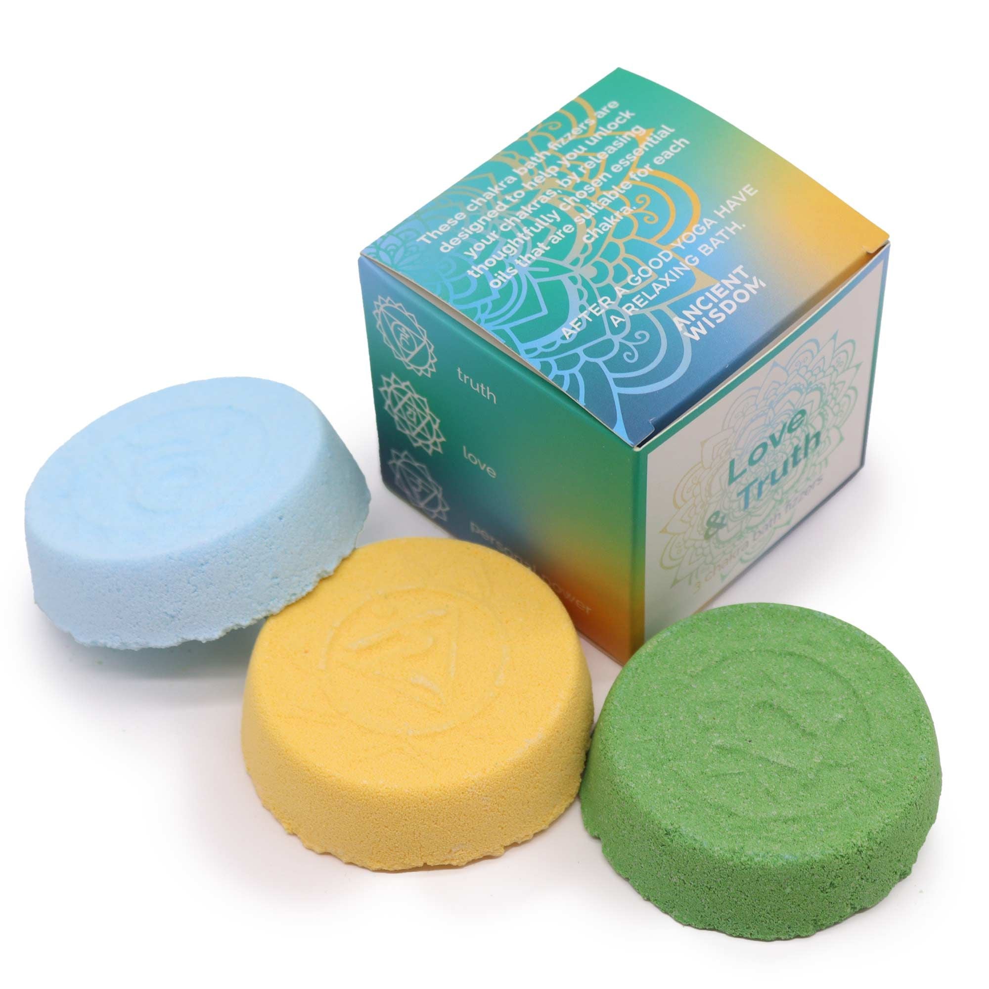 Chakra Bath Fizz – Small box – Love & Truth – Bath Bomb – bath bomb, alternate product view 2
