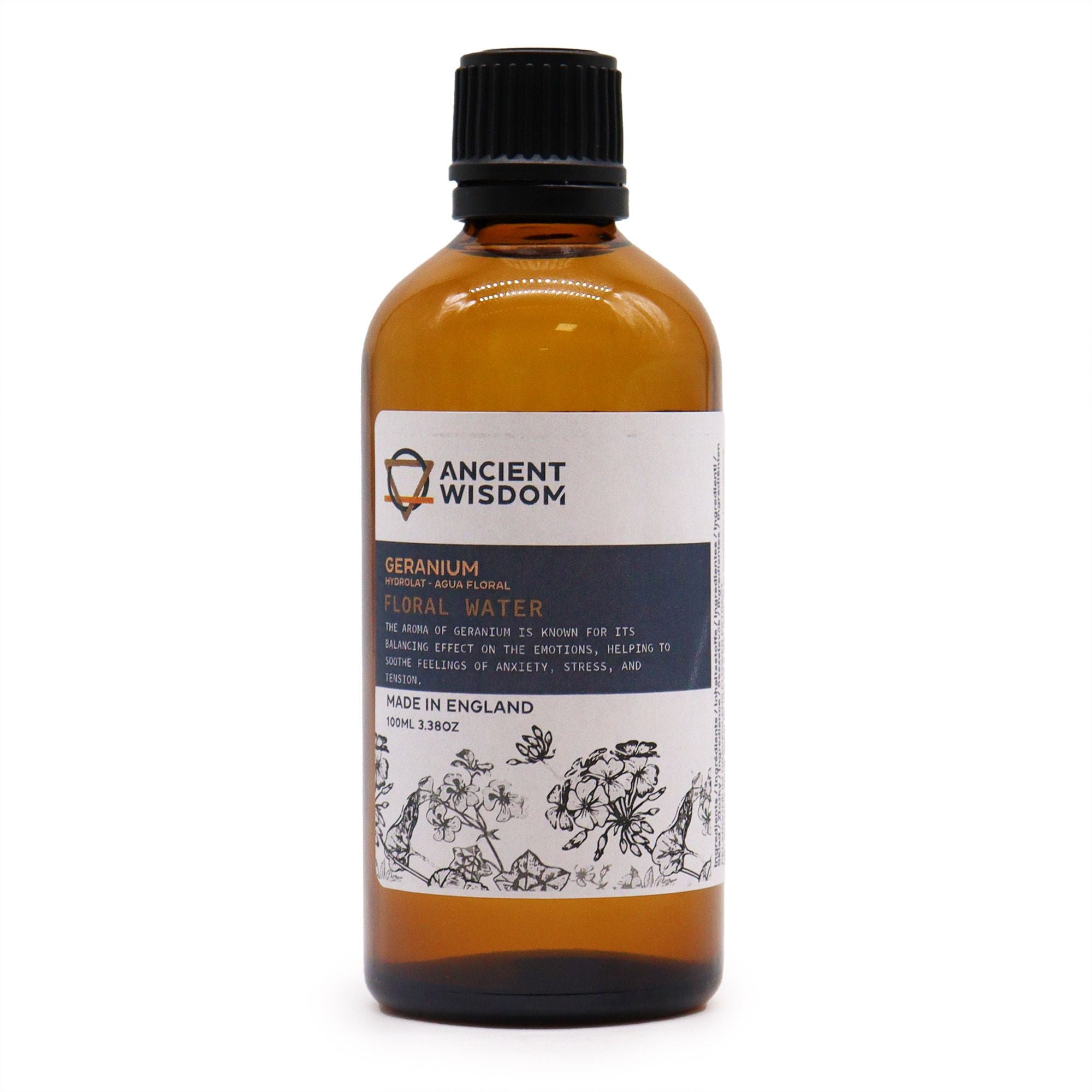Geranium Hydrolat 100ml – Floral Water – floral water, main product view