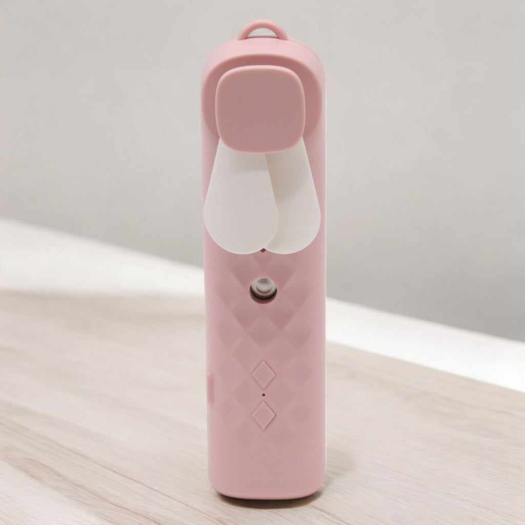 Pink Nano Mist Face Fan & Spray – USB chargable – Aromatherapy Mist – pink aromatherapy mist, alternate product view 2
