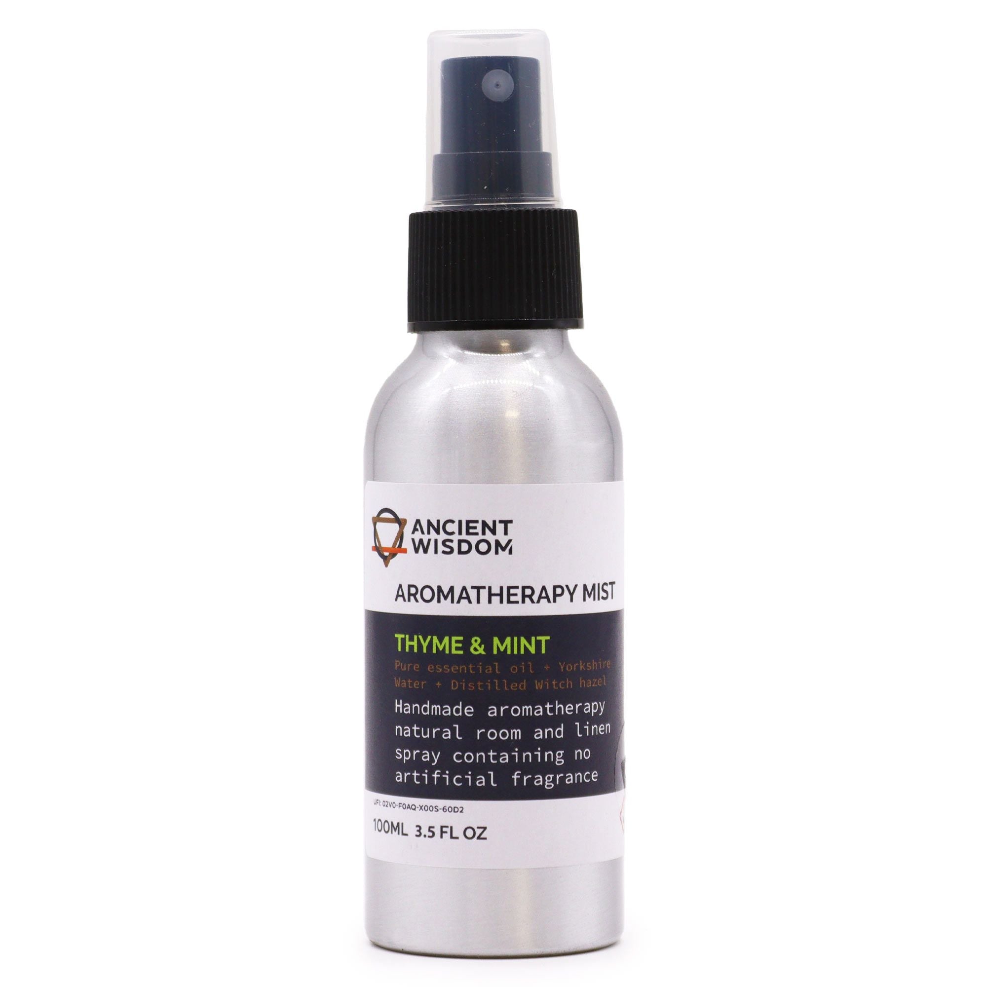 100ml Essential Oil Mist – Thyme & Mint – Aromatherapy Mist – aromatherapy mist, alternate product view 2