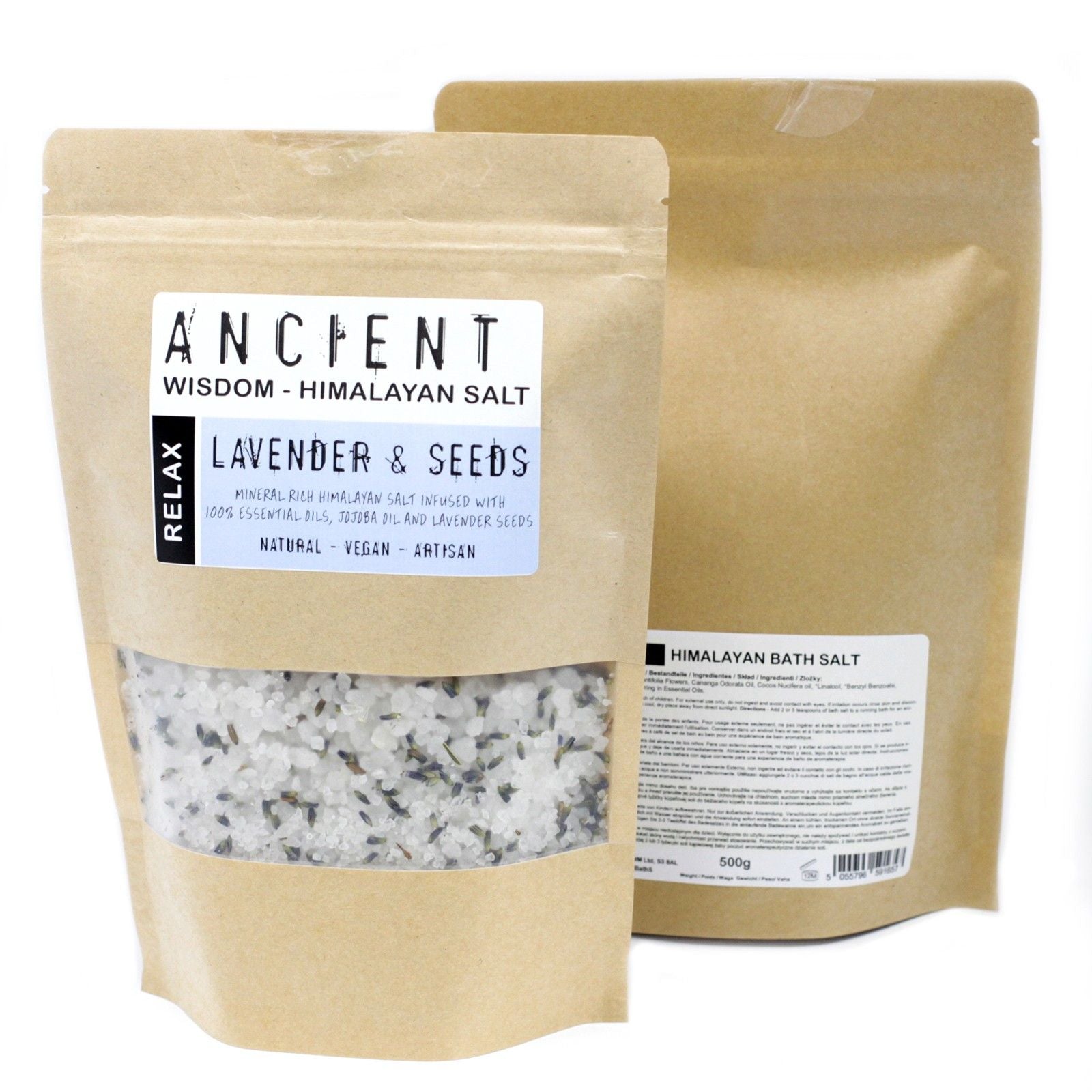 Himalayan Bath Salt Blend 500g – Relax – Bath Salts – bath salts, alternate product view 2