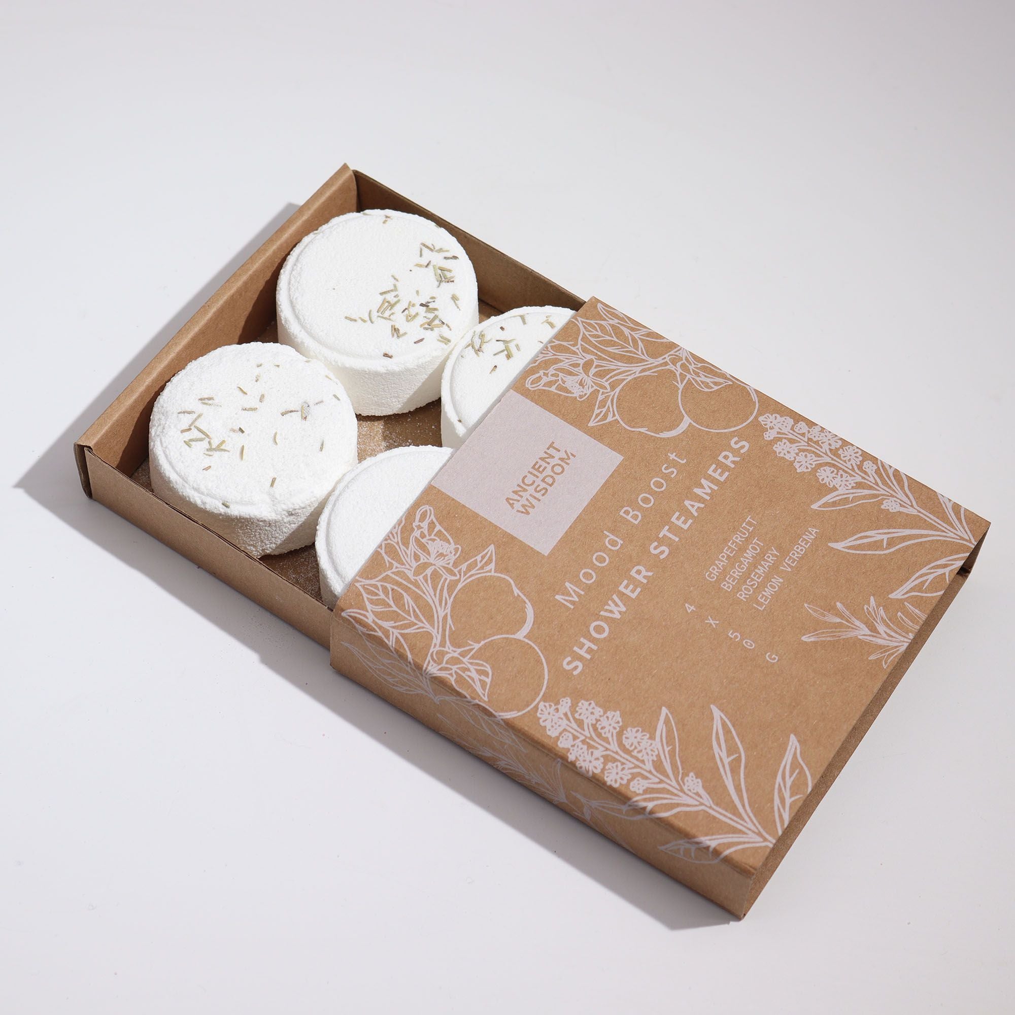 Zen Shower Steamers – Therapy Wellness Gift Set – Mood Boost – shower steamers, alternate product view 3