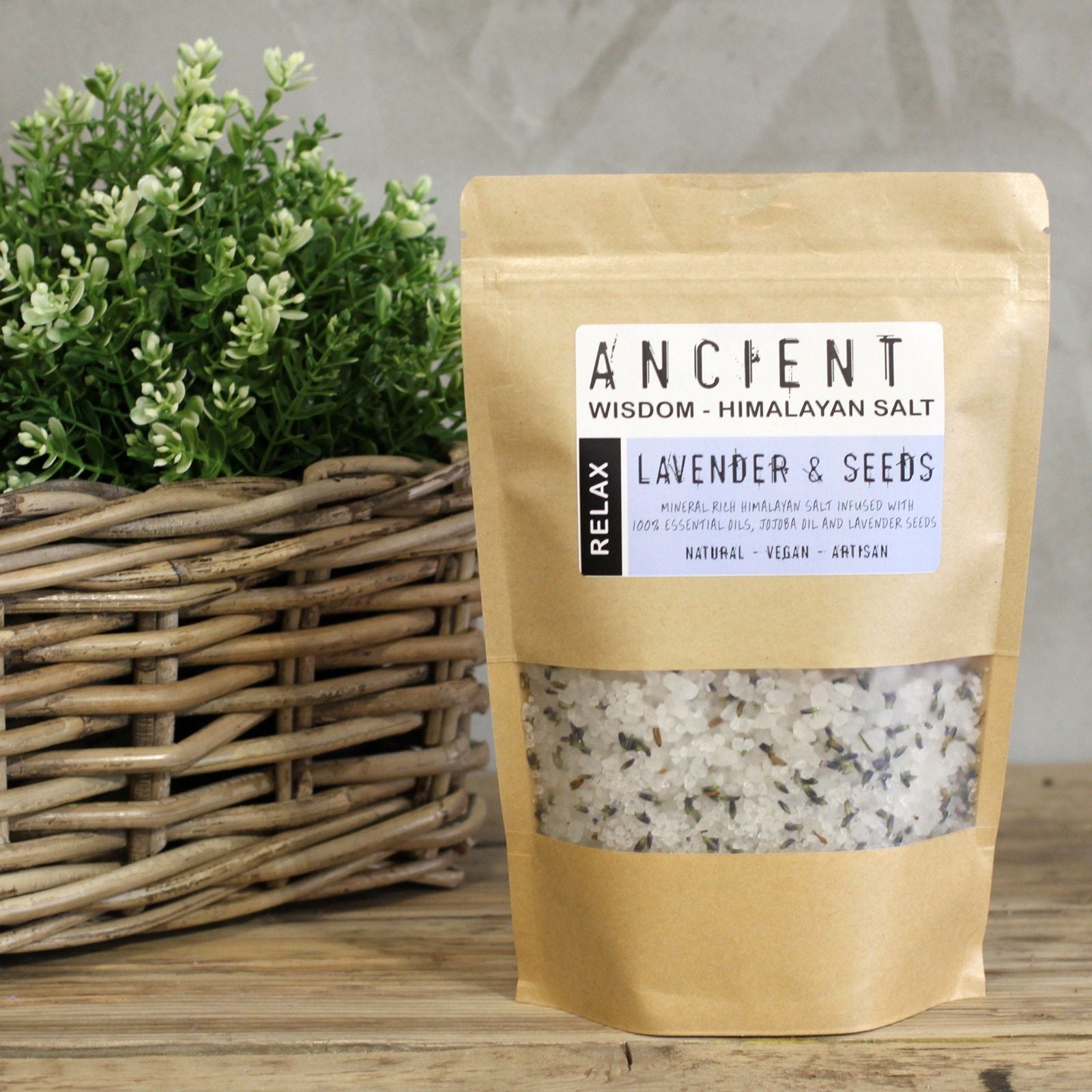 Himalayan Bath Salt Blend 500g – Relax – Bath Salts – bath salts, alternate product view 5