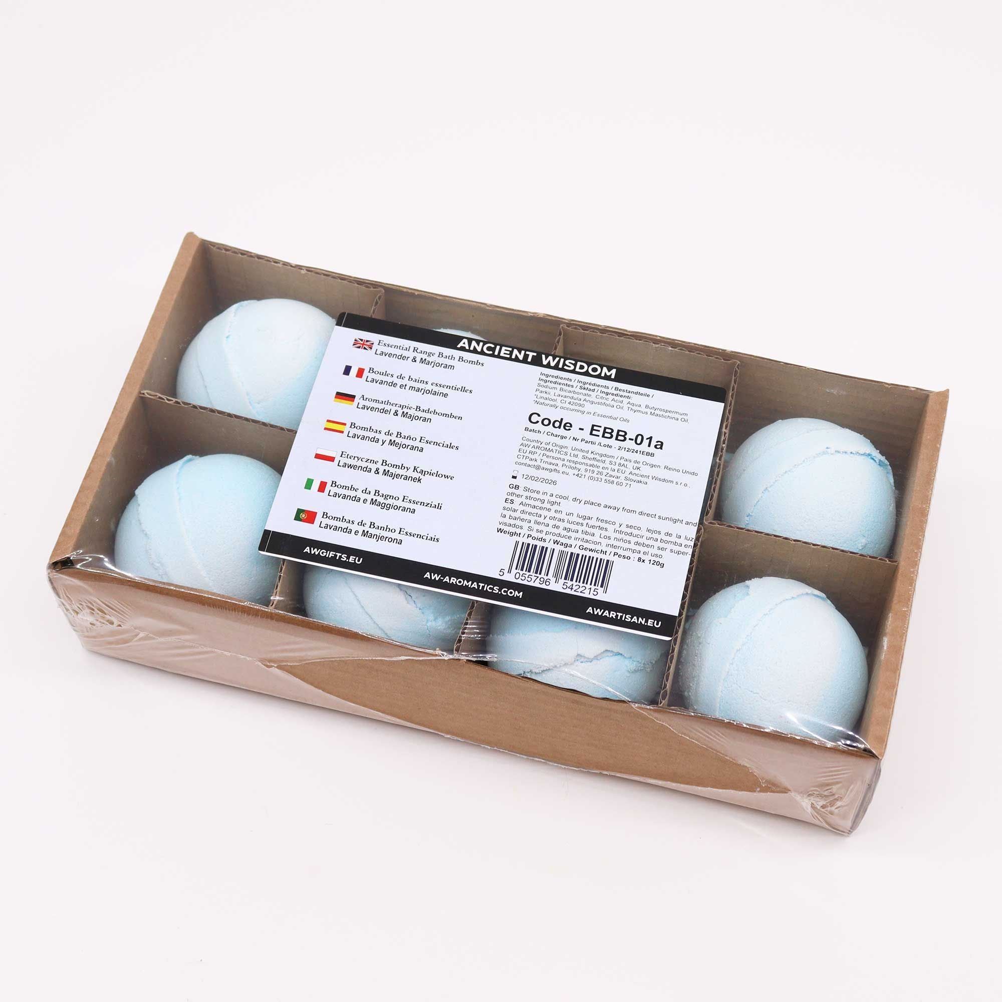 Essential Oil Bath Bomb – Lavender & Marjoram – bath bomb, alternate product view 2