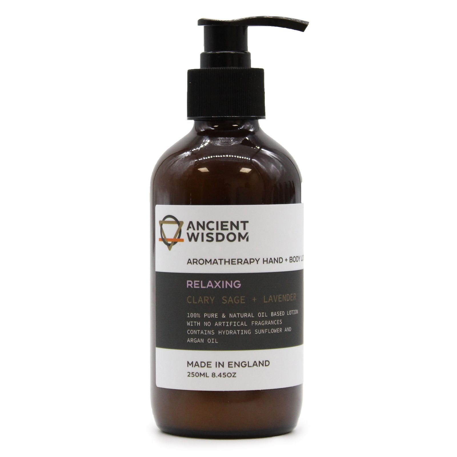 Clary Sage & Lavender Hand & Body Lotion 250ml – Hand And Body Lotion – hand and body lotion, alternate product view 5