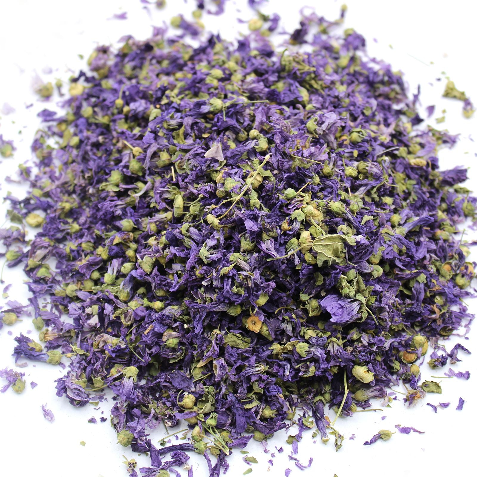 Mallow Flowers Whole Blue (0.5kg) – Dried Flowers – blue dried flowers, main product view