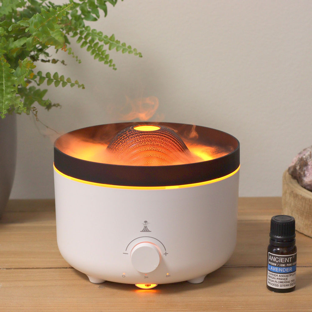 Large Volcano Effect Aroma Diffuser (plug) Two Colours – 560ml – aroma diffuser, alternate product view 6